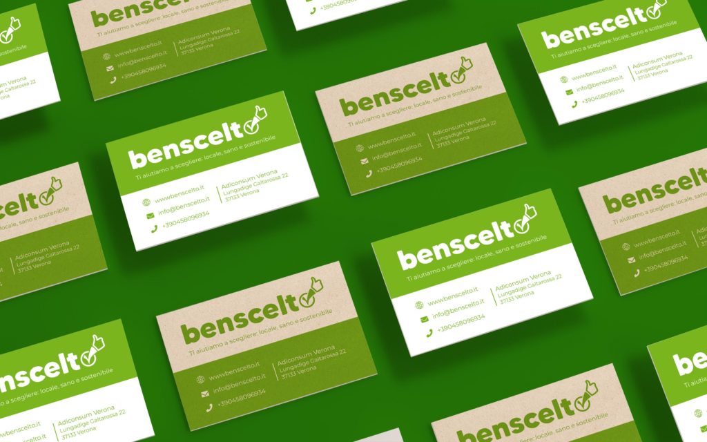 Brand identity progetto BENSCELTO.IT